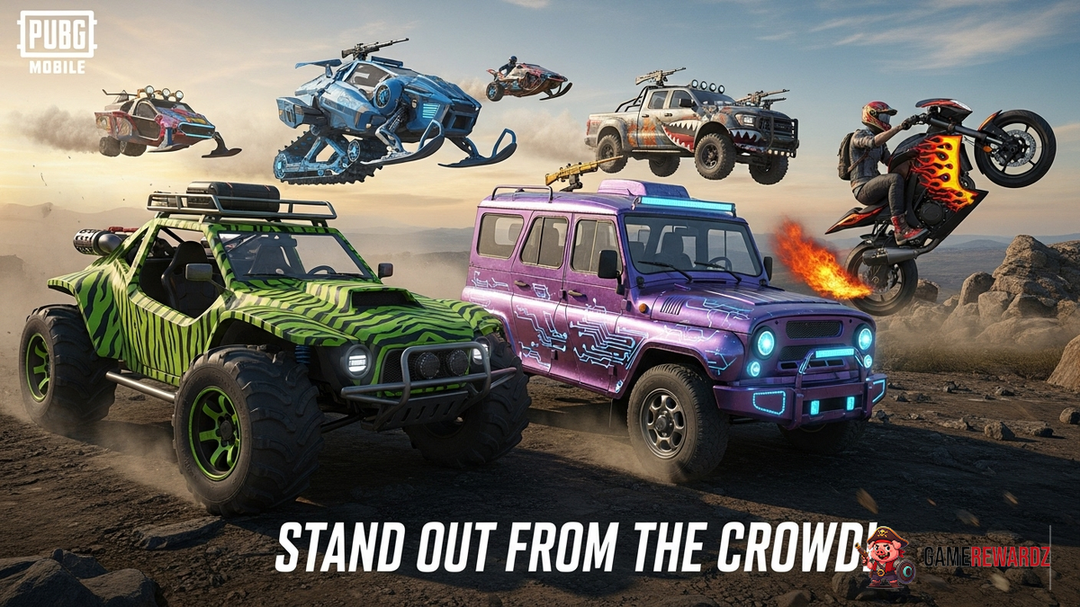 PUBG Mobile: Insane Vehicle Skins – Stand Out From The Crowd!